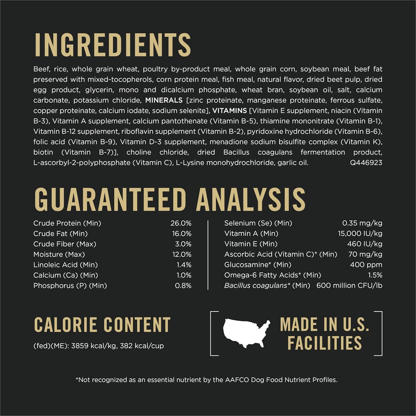 Complete Essentials Shredded Blend Beef and Rice Dog Food Dry Formula with Probiotics for Dogs - 47 Lb. Bag