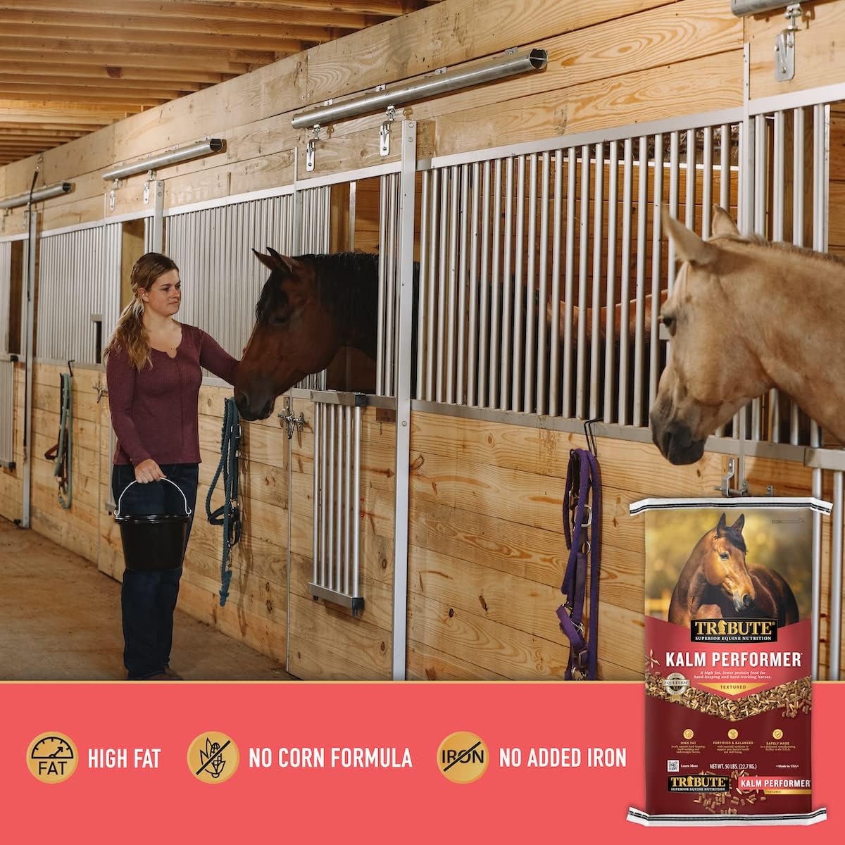 Tribute Kalm Performer for Horse, 50 Lb