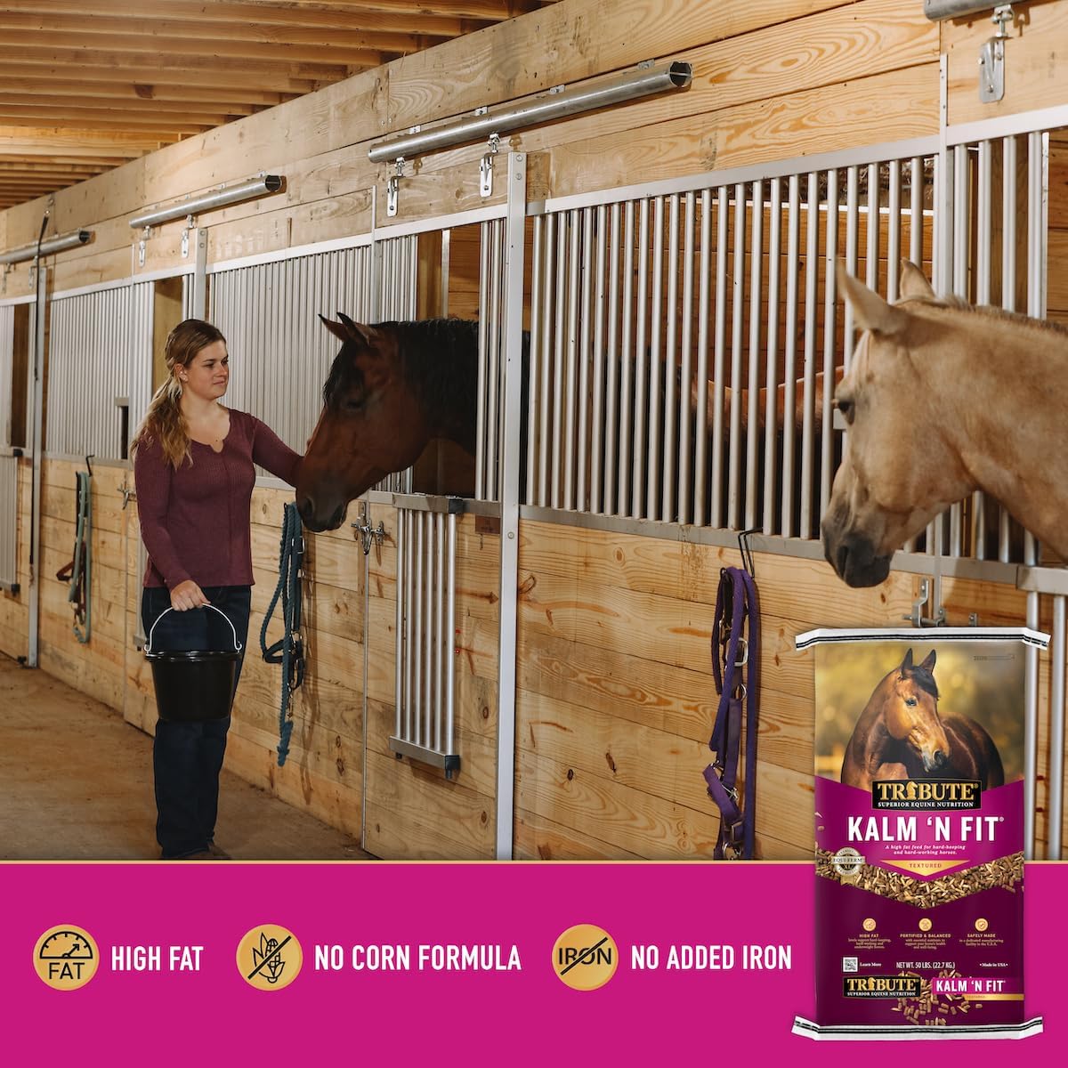 Tribute Kalm N Fit for Horse, 50 Lb