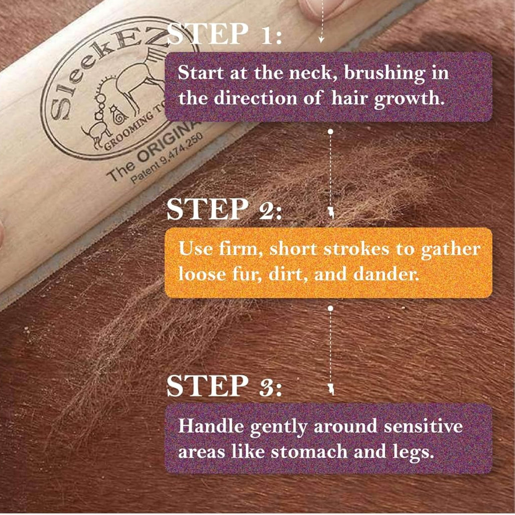 Horse Brush, Horse Brushes for Grooming, Deshedding Tool, Horse Grooming Kit, Deshedding Brush, Horse Curry Comb, Horse Hair Brush, Shedding Brush, Livestock Brush, Livestock Scratching Brush