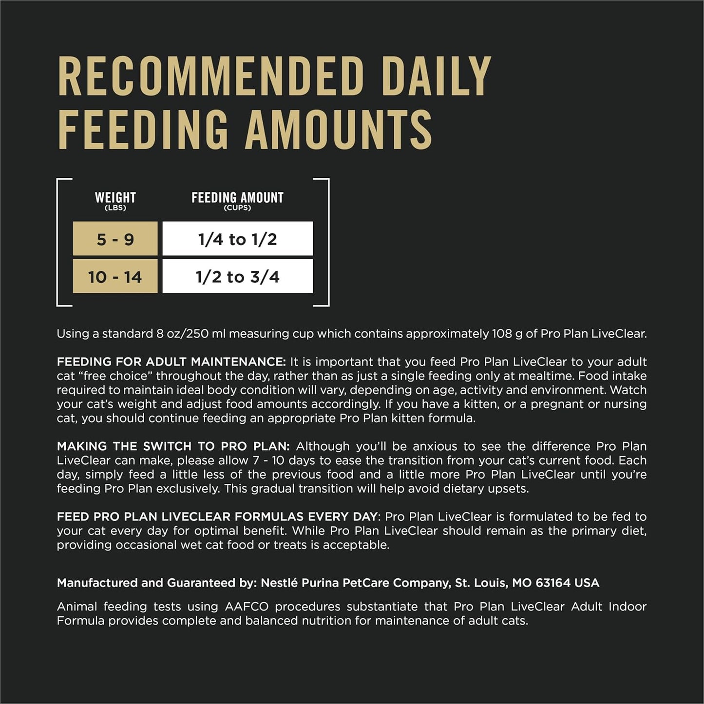 Indoor Cat Food Liveclear Cat Allergen Reducing Turkey and Rice Formula