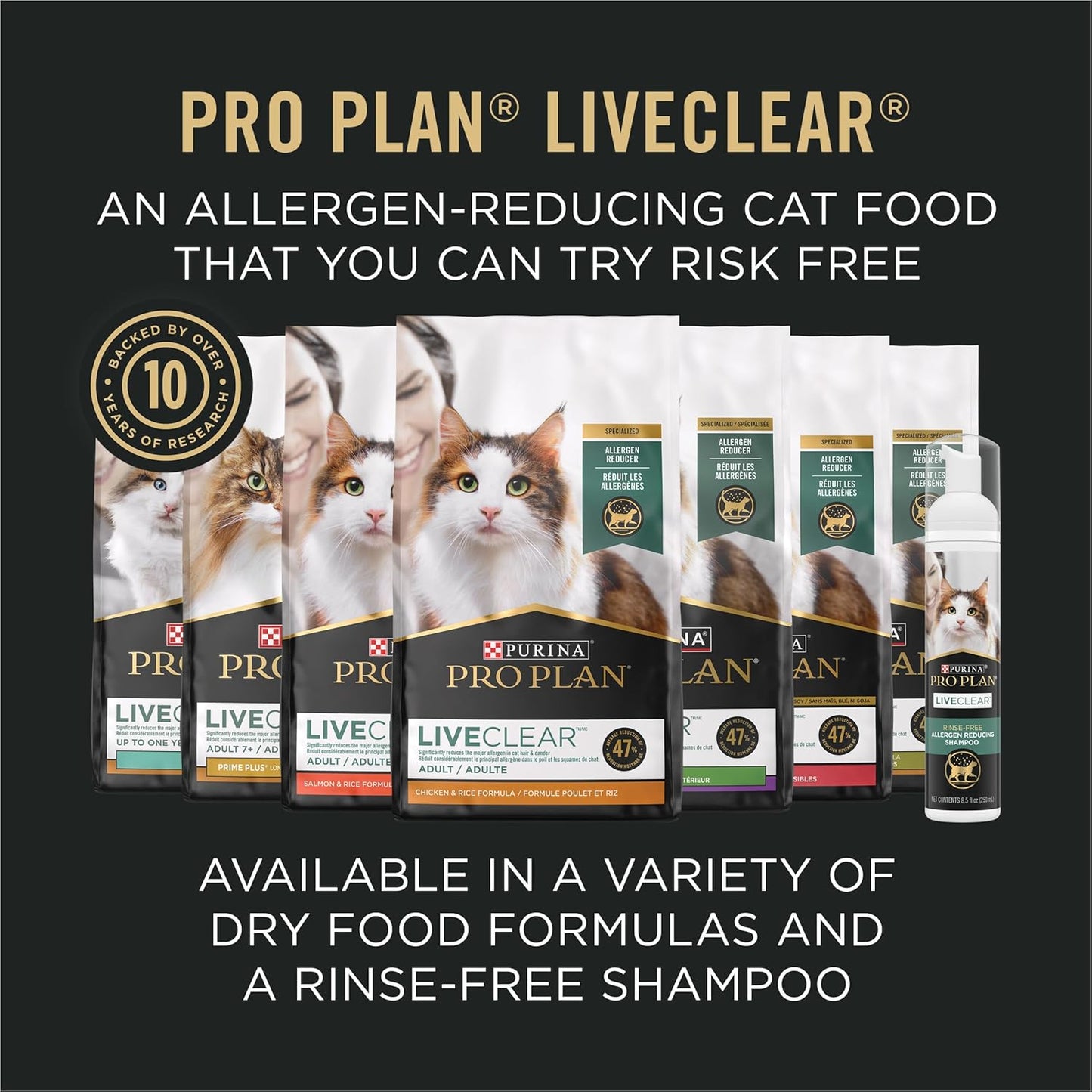 Indoor Cat Food Liveclear Cat Allergen Reducing Turkey and Rice Formula