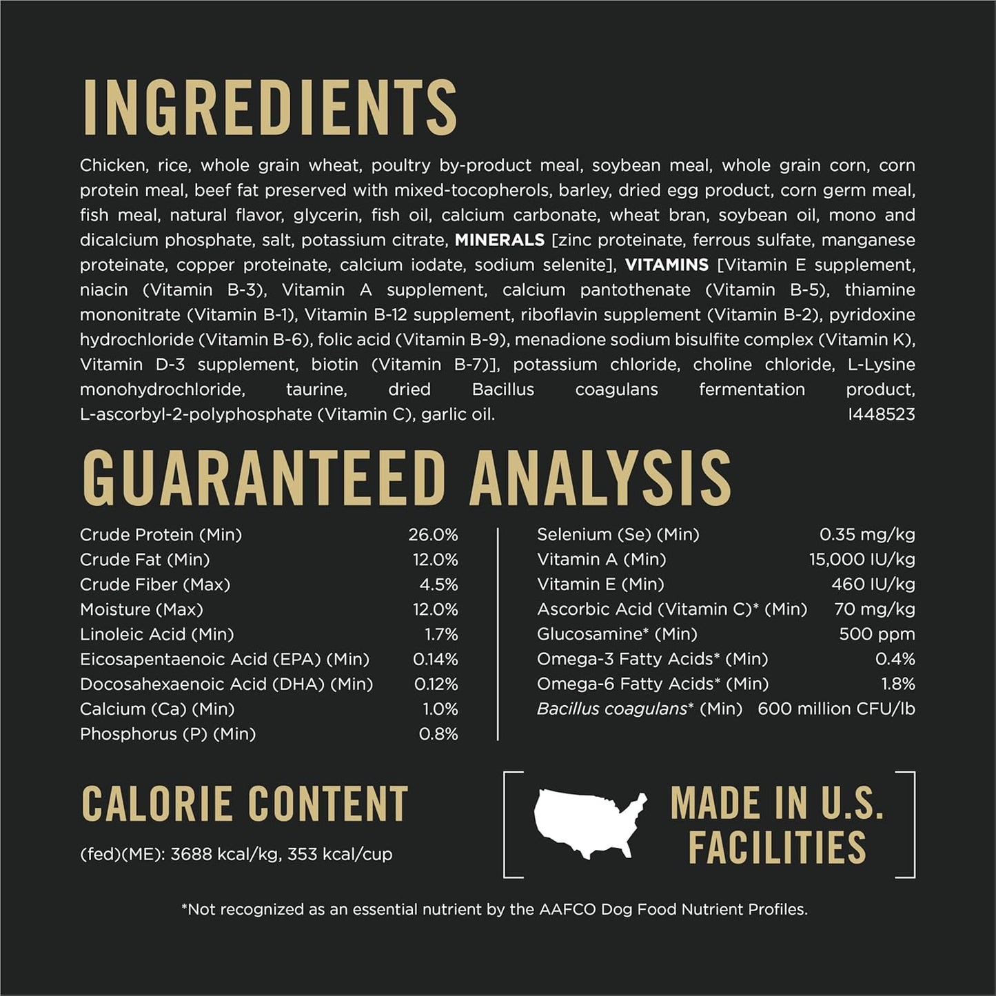Joint Health for Dogs, Large Breed Dog Food Dry, Shredded Blend Chicken & Rice Formula - 34 Lb. Bag