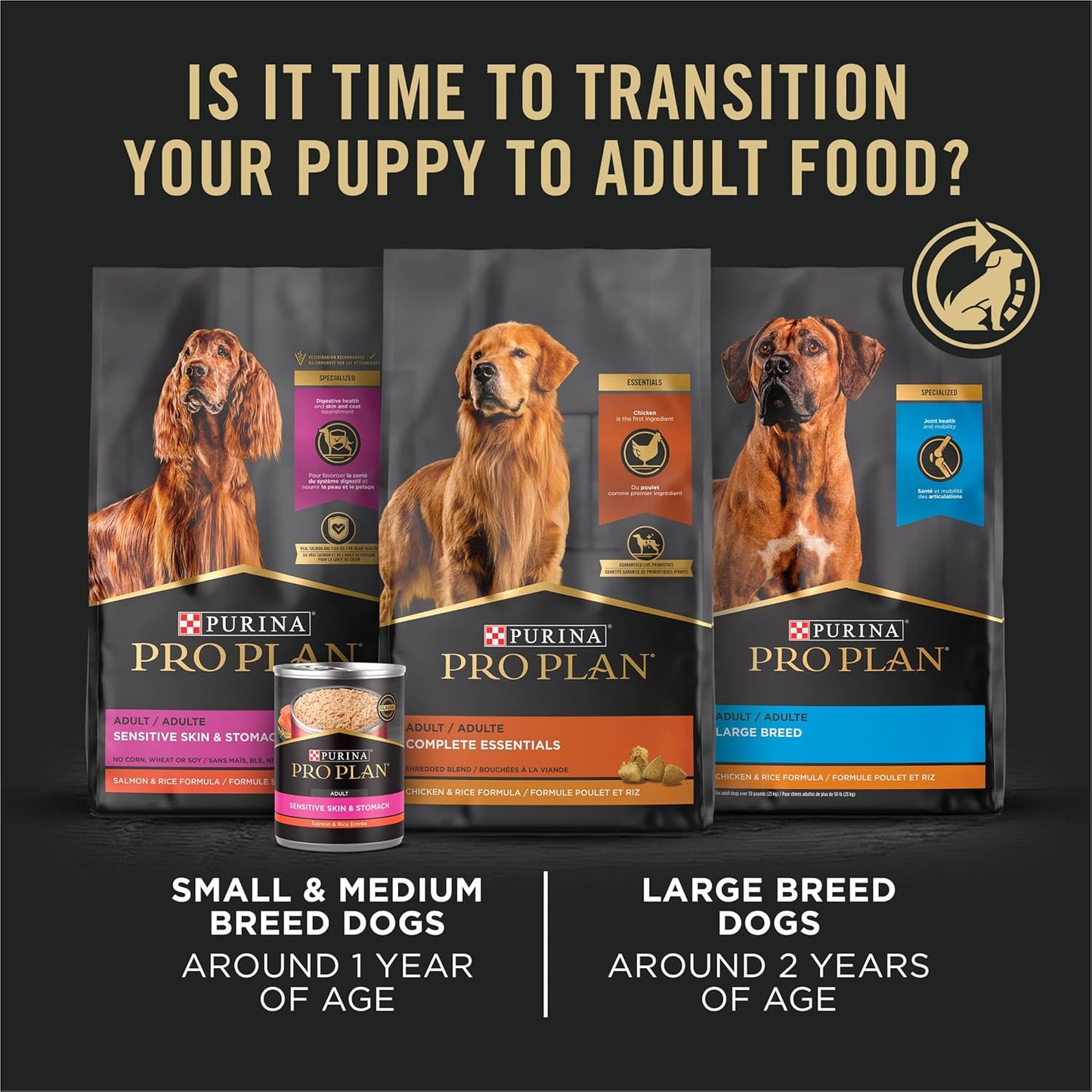 Large Breed Dry Puppy Food, Chicken and Rice Formula - 47 Lb. Bag