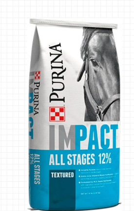 Purina Impact Horse 12 Sweet 50Lb Textured