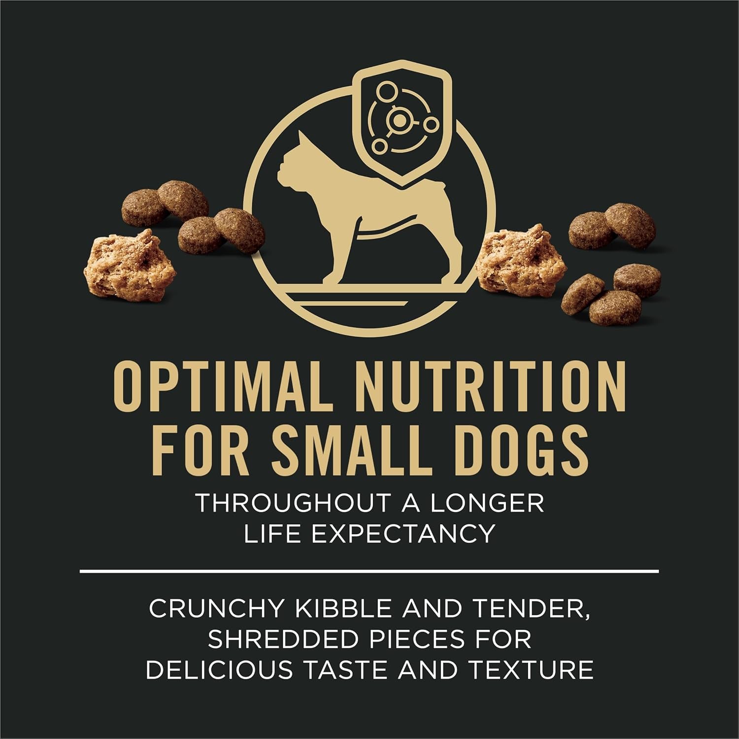 Small Breed Dry Dog Food, Shredded Blend Beef and Rice Formula with Guaranteed Live Probiotics - 6 Lb. Bag