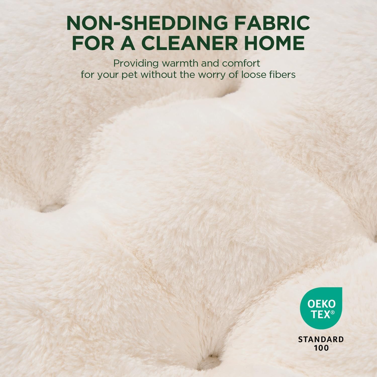 Cat Bed, Washable round Cat Beds for Indoor Cats, Super Soft Plush Faux Fur with Anti-Slip Bottom