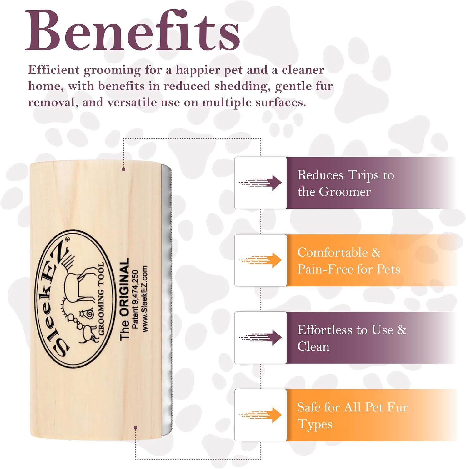 Effortlessly reduce shedding and keep your pet’s coat healthy with our deshedding dog brush.