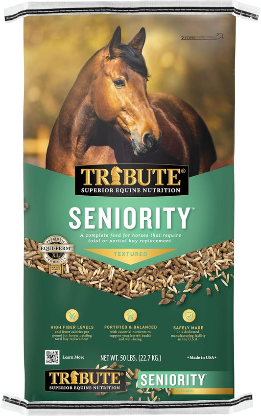 Tribute Maturity Textured for Horse, 50 Lb