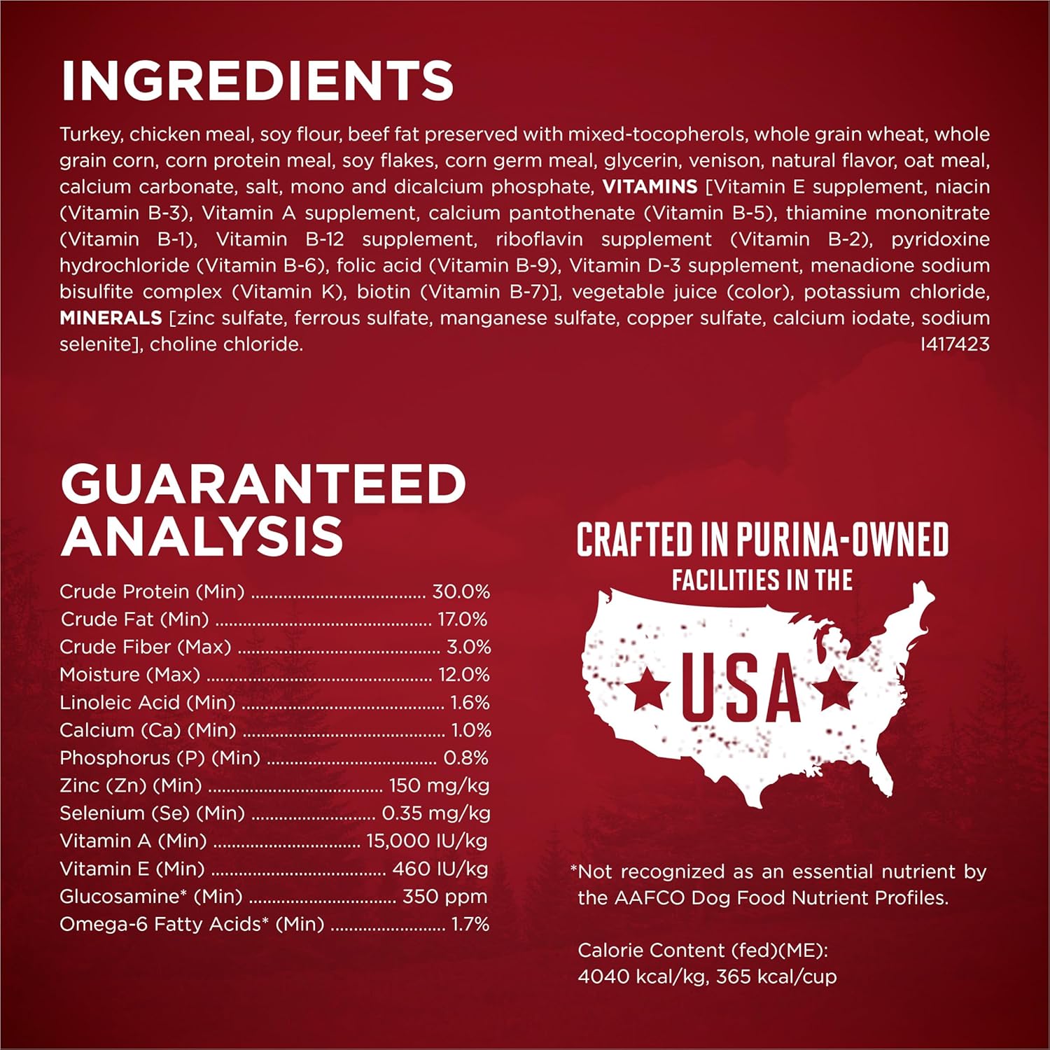 True Instinct with a Blend of Real Turkey and Venison Dry Dog Food - 27.5 Lb. Bag