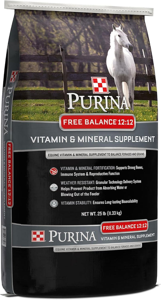 Purina Animal Nutrition Free Balance 12-12 Supplement 25Lb 25