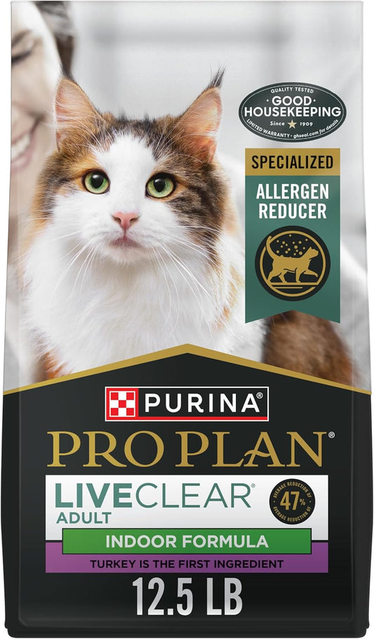 Indoor Cat Food Liveclear Cat Allergen Reducing Turkey and Rice Formula
