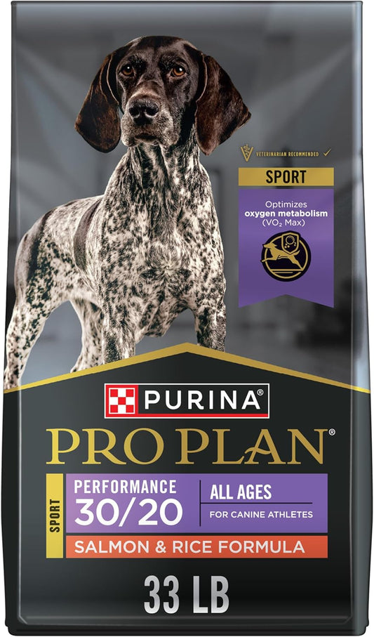 High Protein Dog Food, Sport 30/20 Salmon and Rice Dog Food Dry Formula - 33 Lb. Bag