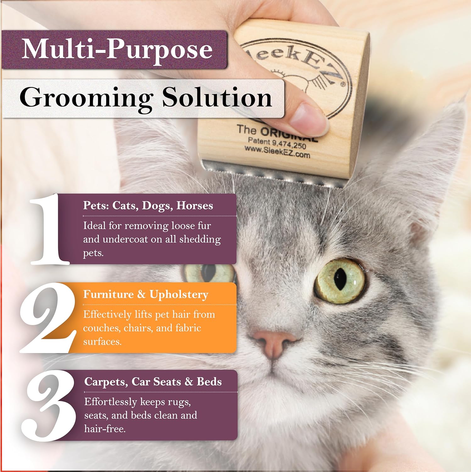 Cat Deshedding Brush – Gentle Grooming for a Healthier Coat