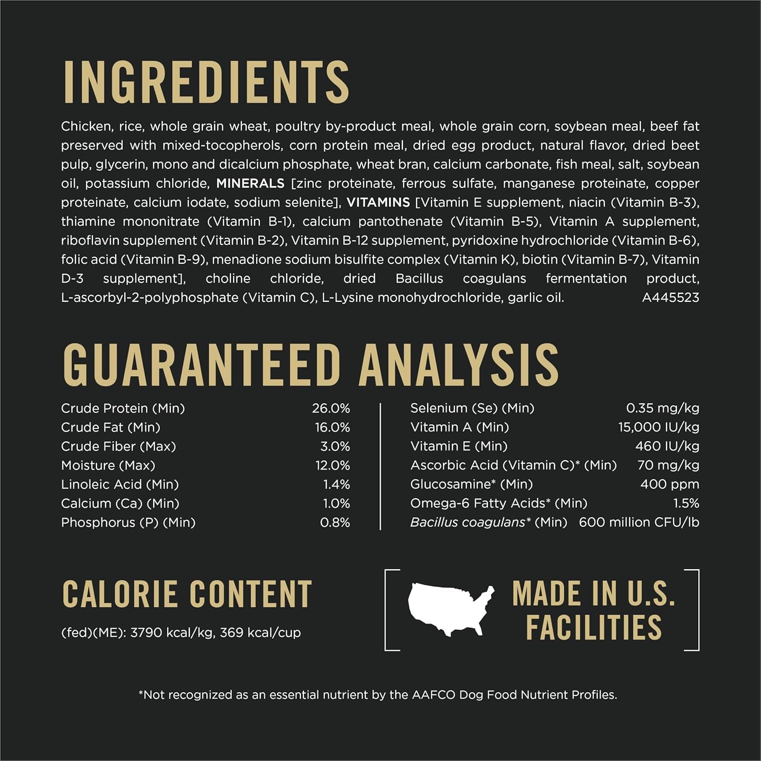 Complete Essentials Shredded Blend Chicken and Rice Dog Food Dry Formula with Probiotics for Dogs - 35 Lb. Bag