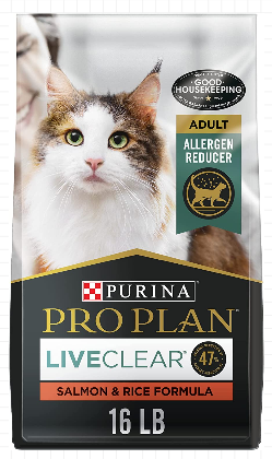 Allergen Reducing, High Protein Cat Food, LIVECLEAR Turkey and Oatmeal Formula - 3.2 Lb. Bag